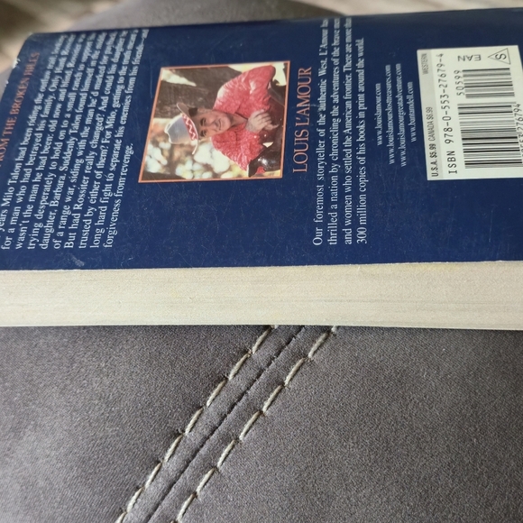 LOUIS L'AMOUR: The Man From The Broken Hills - Vintage Western Paperback - Picture 8 of 8